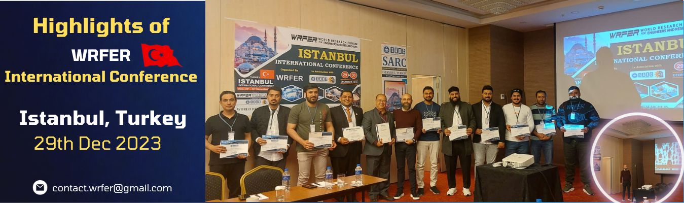 WRFER International Conference in Istanbul, Turkey, December 29, 2023