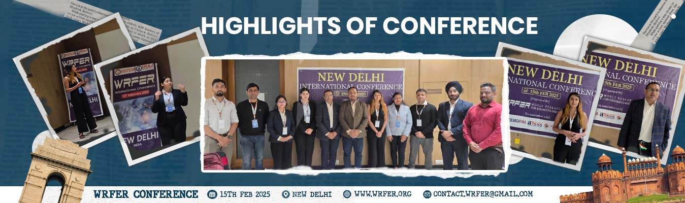 WRFER International Conference in New Delhi, India, February 15, 2025